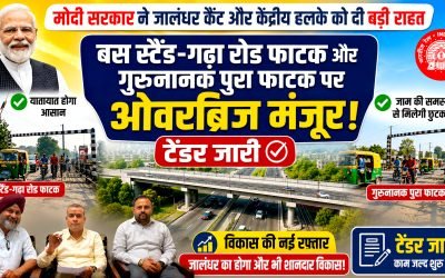 जालंधर की जनता को दशकों तक जाम में झोंकने वाली कांग्रेस बेनकाब, भाजपा ने किया वो काम जो इनके बस का नहीं था
