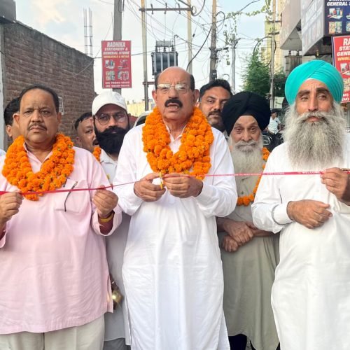 कैबिनेट मंत्री ने देओल नगर में 38 लाख रुपये की लागत वाले सड़कों के विकास कार्यों की शुरुआत की